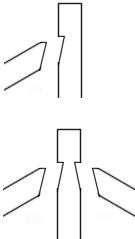 Fence straing stay inserts