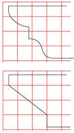 Lintel/rafter end shapes