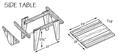 Adirondack Side Table