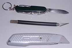 Knives used
